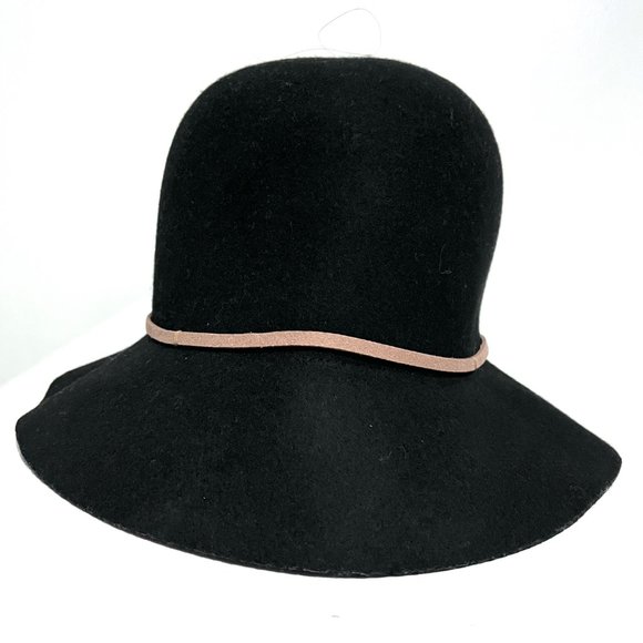 Round Brim Felt Wool Hat - Picture 7 of 8